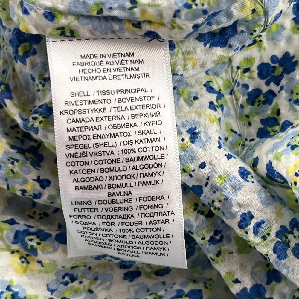 Polo Ralph Lauren Big Girls Size‎ 14 Floral Cotton Seersucker Dress Spring NEW - Picture 6 of 15